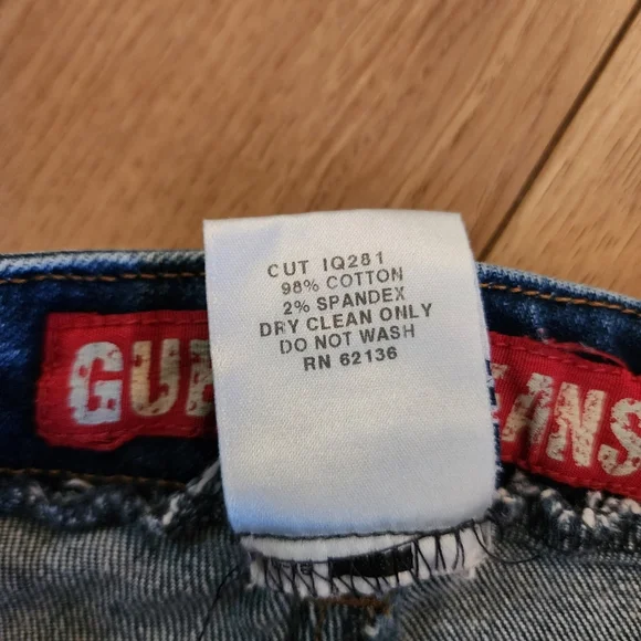 Vintage Guess Flare Jeans-27 - Picture 11 of 13